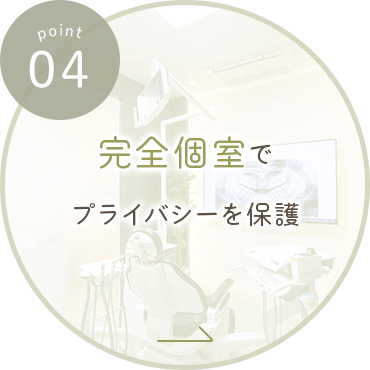 完全個室でプライバシーを保護